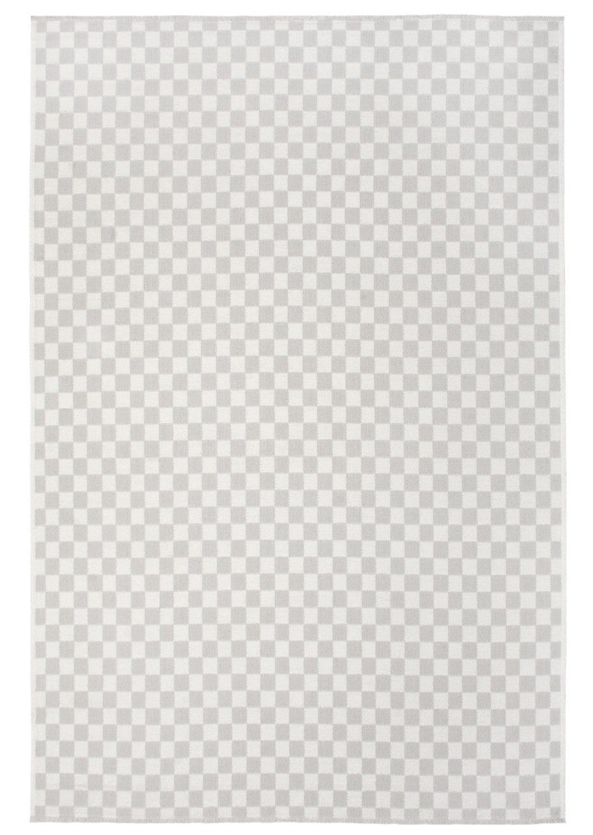 Ada Cream Washable Cotton Non-Slip, Non-Shedding Area Rug