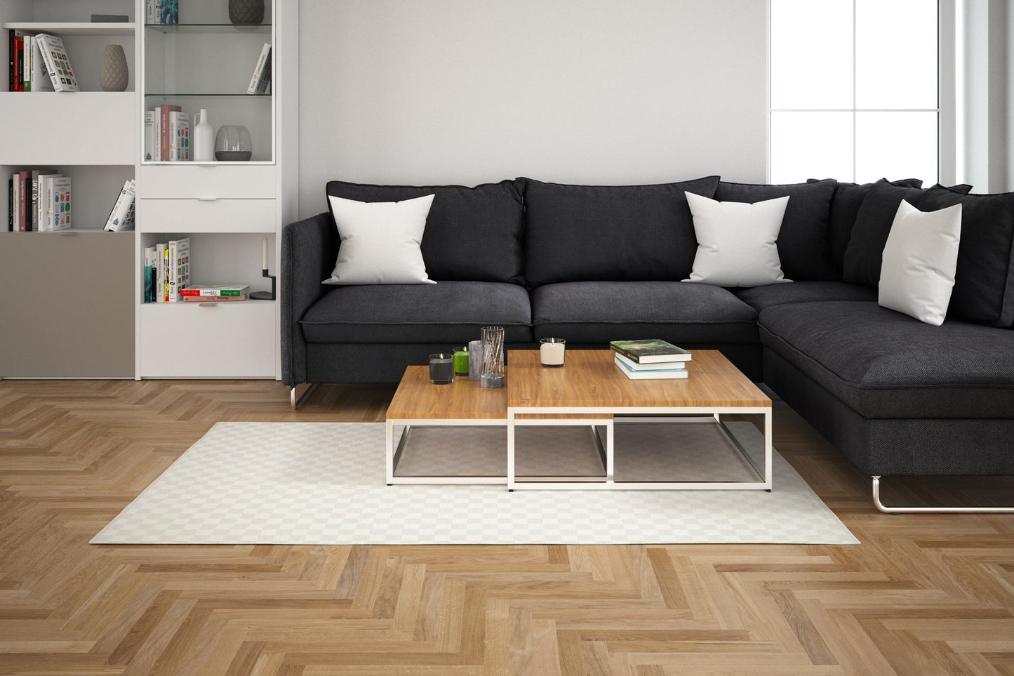 Ada Cream Rug - Carpet in Modern Interior | Artistry Home