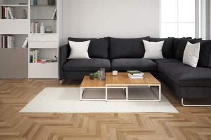 Ada Cream Rug - Carpet in Modern Interior | Artistry Home