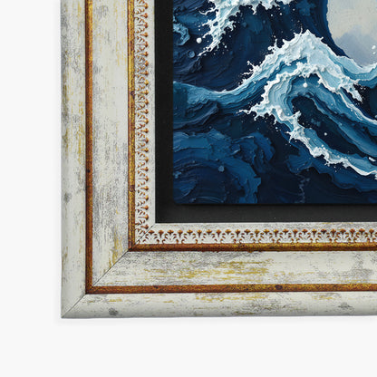 Waves Duo Vintage Stone Wall Art Set