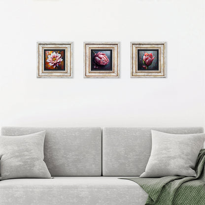Floral Symphony Trio Vintage Wall Art