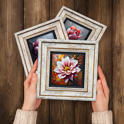 Floral Symphony Trio Vintage Wall Art