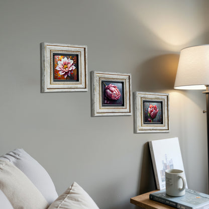 Floral Symphony Trio Vintage Wall Art