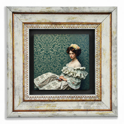 Victorian Era Trio Vintage Framed Wall Art