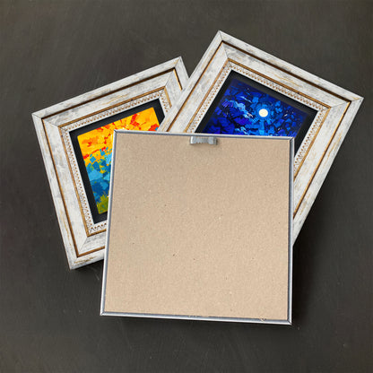 Colours of the Day Trio Vintage Framed Wall Art