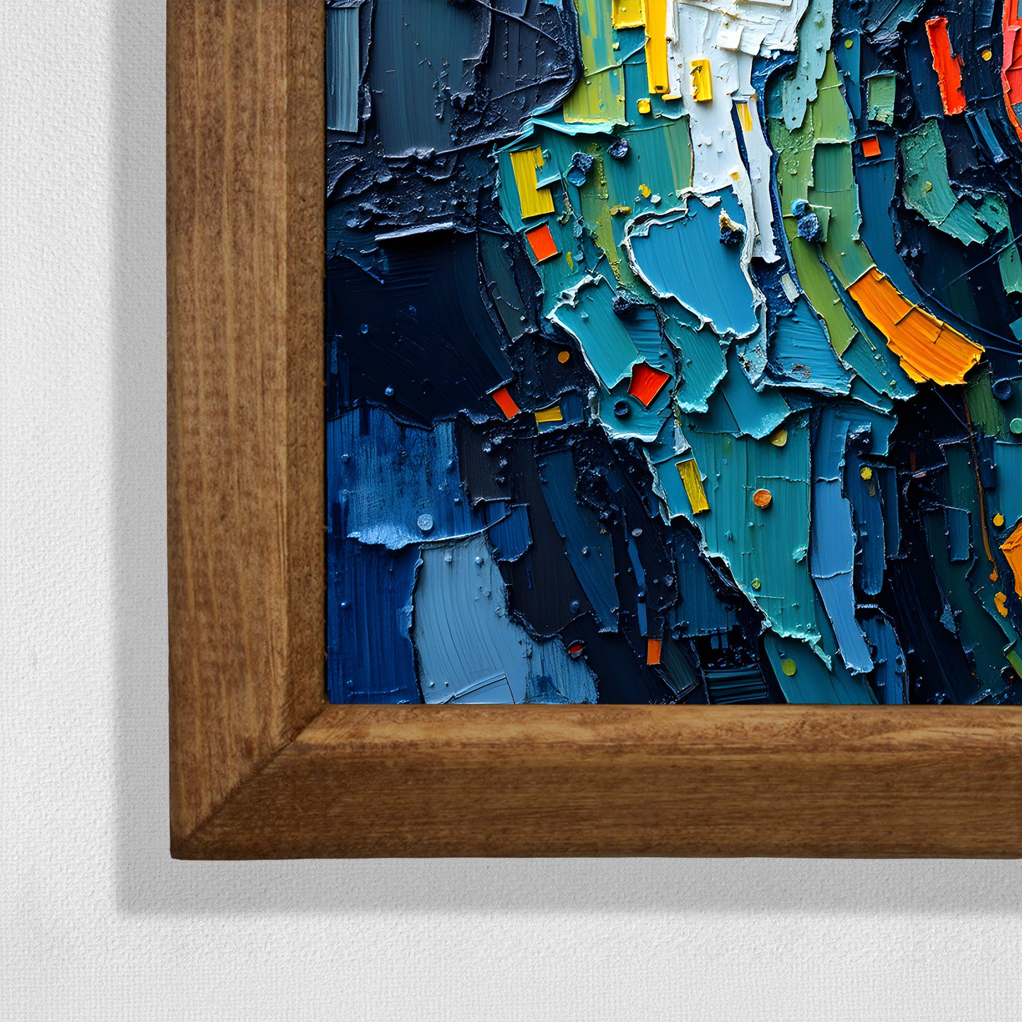 Overthinking Natural Stone Wall Art – Wood Frame