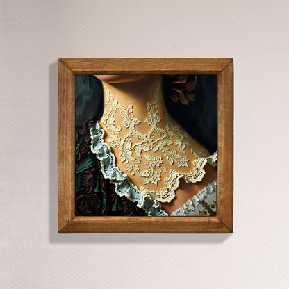 Victorian Era Lace Stone Wall Art