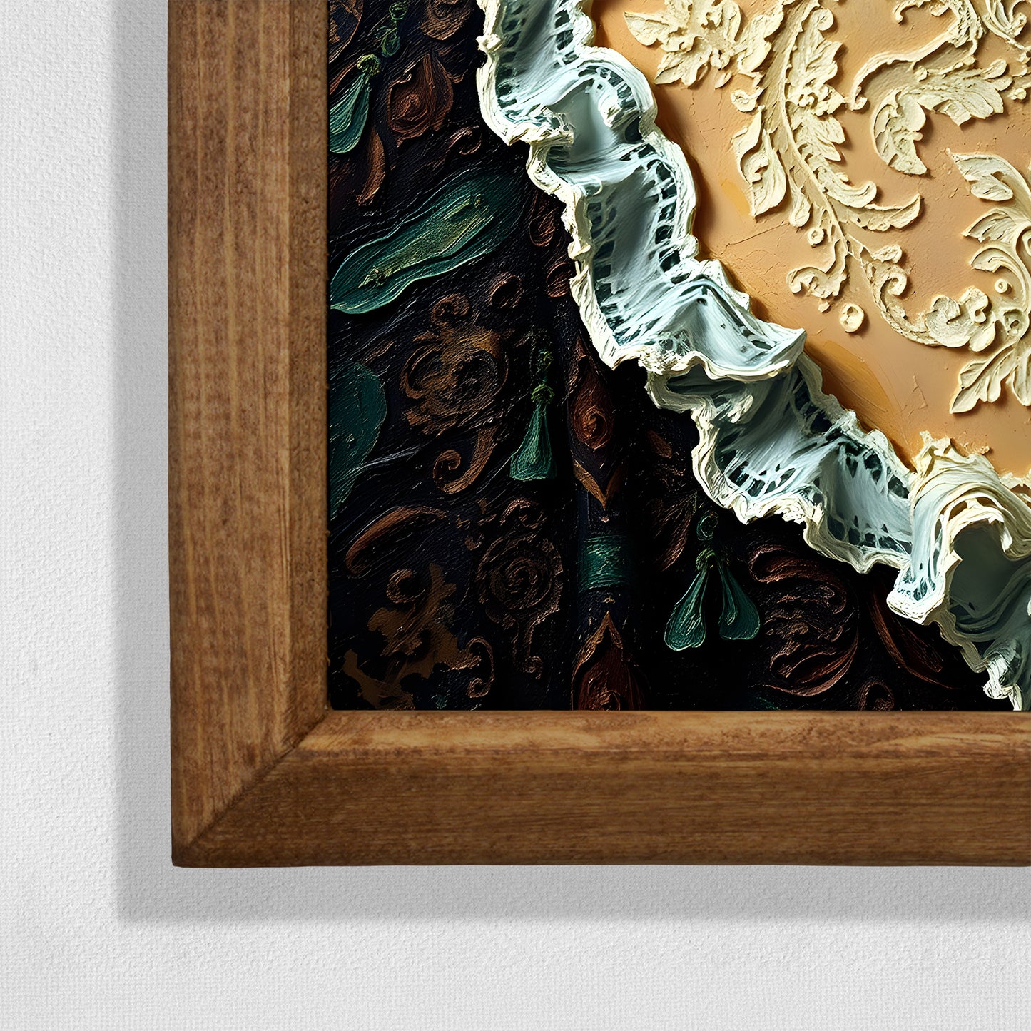 Victorian Era Lace Stone Wall Art