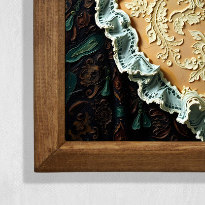 Victorian Era Lace Stone Wall Art