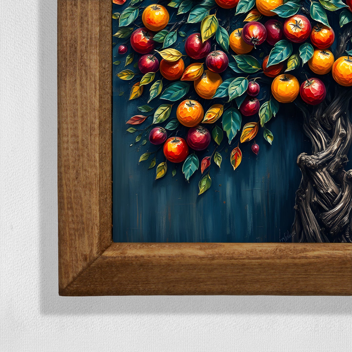 Fruitful Tree of Life Natural Stone Wall Art