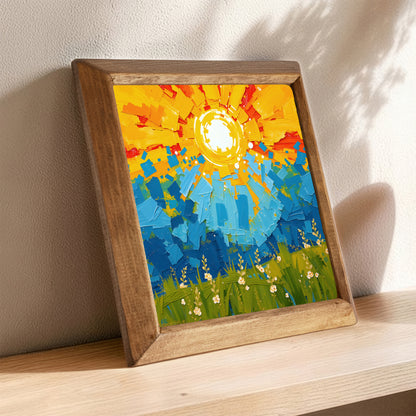 First Light Stone Wall Art