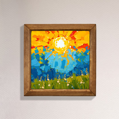 First Light Stone Wall Art