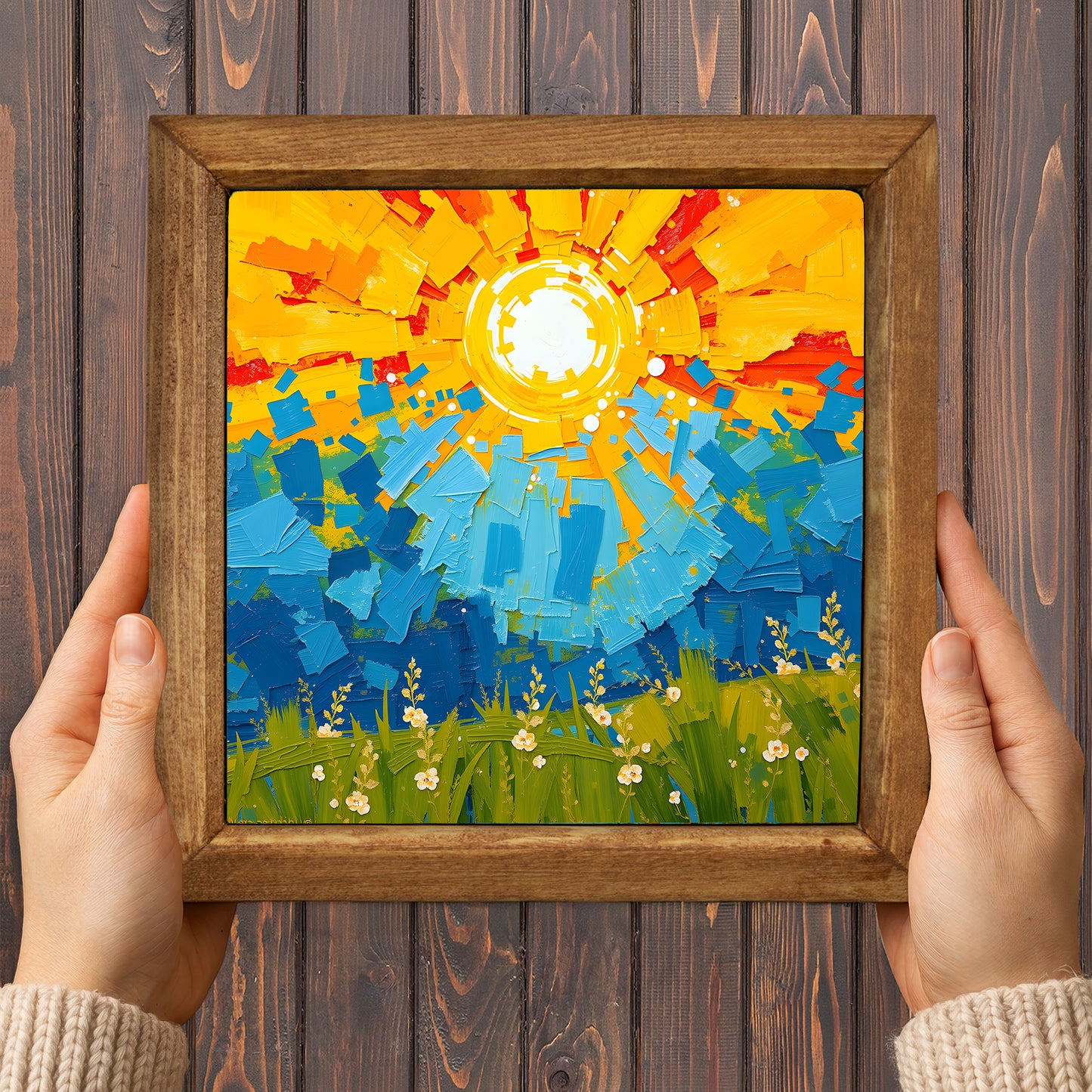 First Light Stone Wall Art