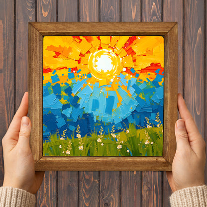 First Light Stone Wall Art