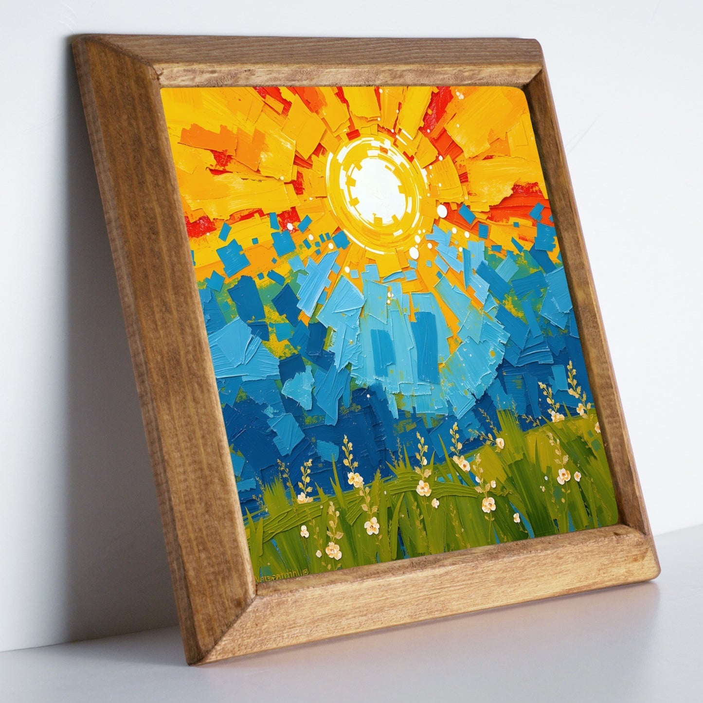 First Light Stone Wall Art