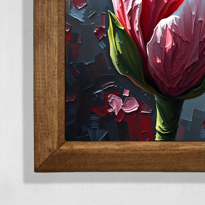 Blush Flower Natural Stone Wall Art