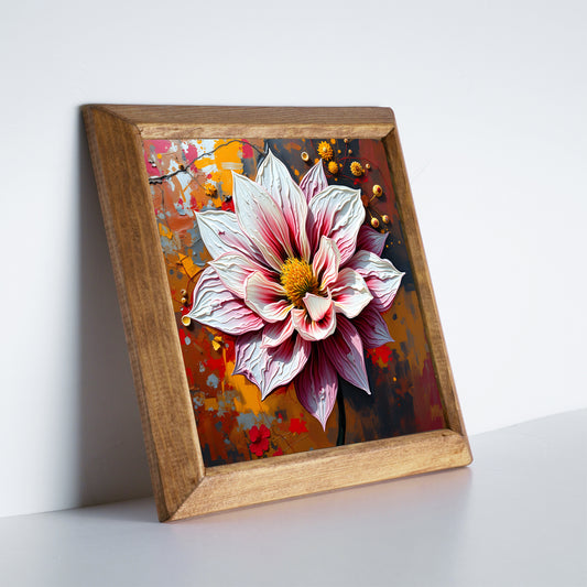 Full Bloom Natural Stone Wall Art