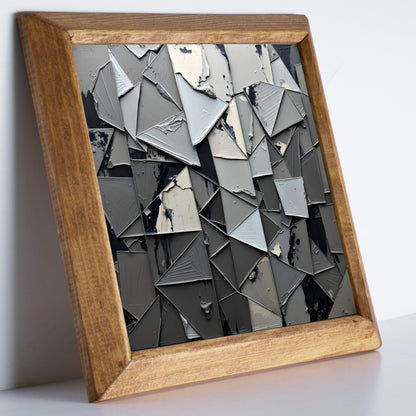 Abstract Aura Natural Stone Wall Art
