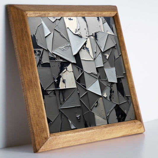 Abstract Aura Natural Stone Wall Art
