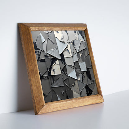 Abstract Aura Natural Stone Wall Art