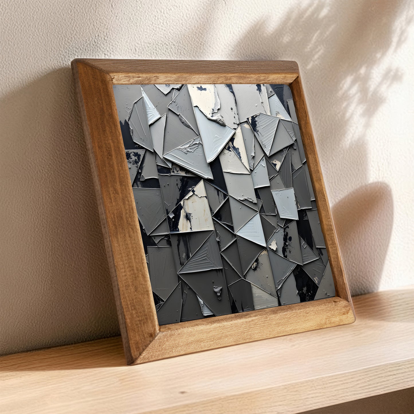 Abstract Aura Natural Stone Wall Art