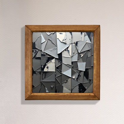 Abstract Aura Natural Stone Wall Art
