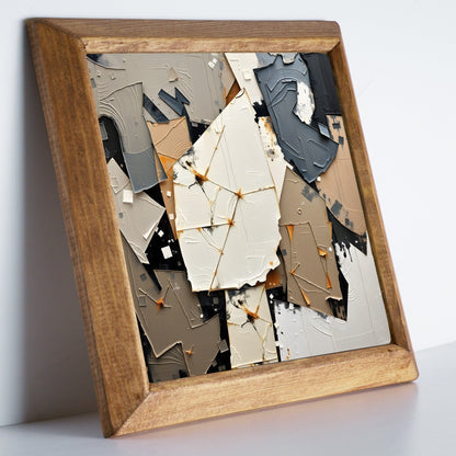 Abstract Essence Stone Wall Art