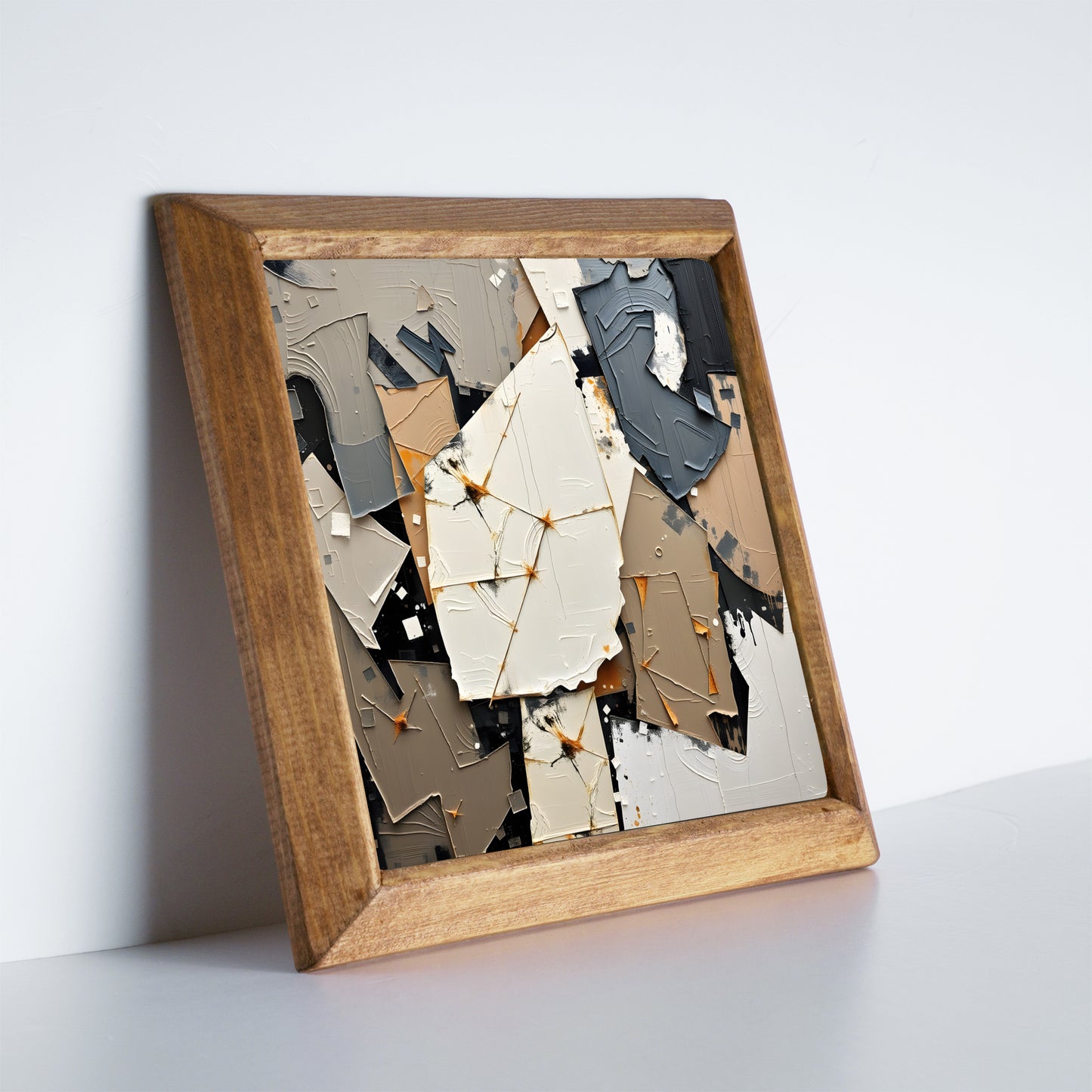 Abstract Essence Natural Stone Wall Art