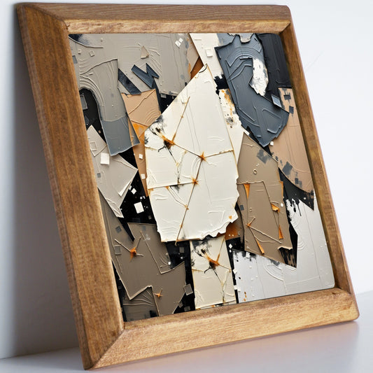 Abstract Essence Natural Stone Wall Art