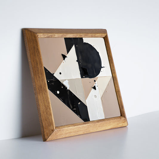 Abstract Radiance Natural Stone Wall Art