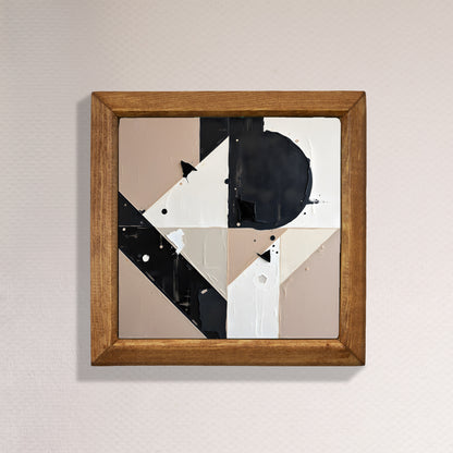 Abstract Radiance Natural Stone Wall Art