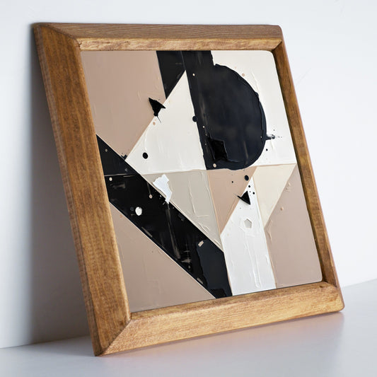 Abstract Radiance Stone Wall Art