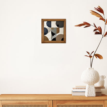 Abstract Echoes Natural Stone Wall Art