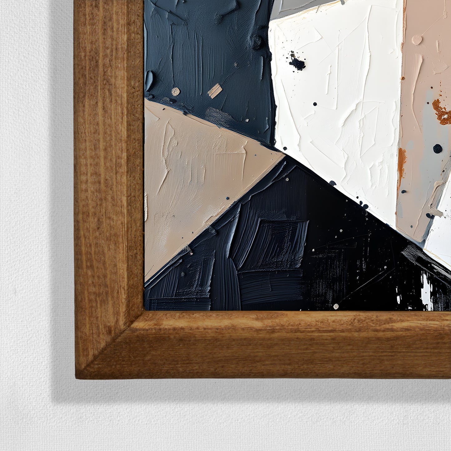 Modern Neutral Abstract Natural Stone Wall Art