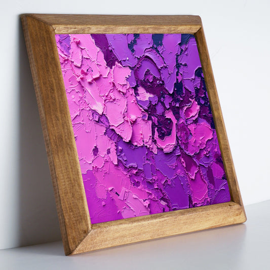 Deep Purple Stone Wall Art
