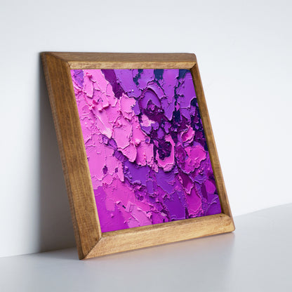 Deep Purple Stone Wall Art