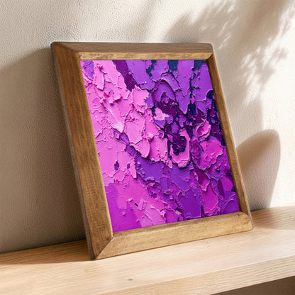 Deep Purple Stone Wall Art