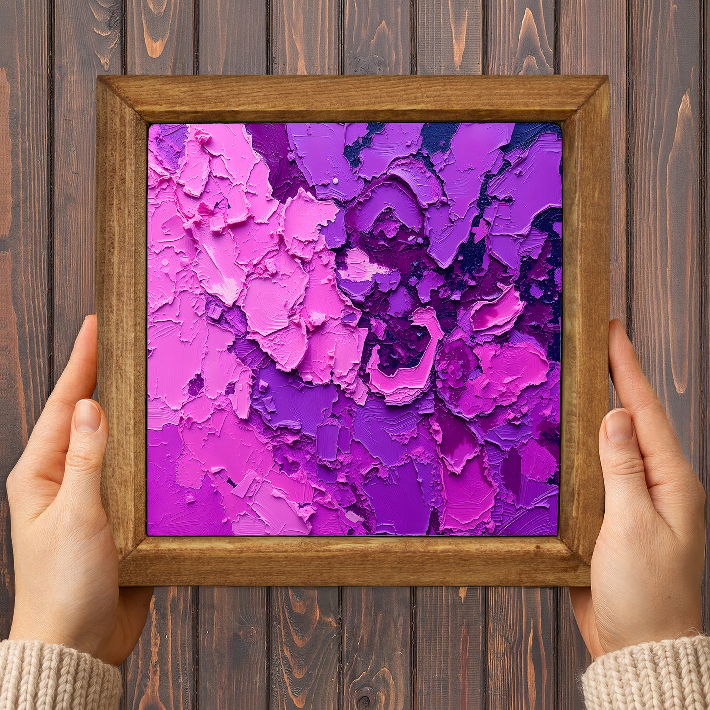 Deep Purple Stone Wall Art