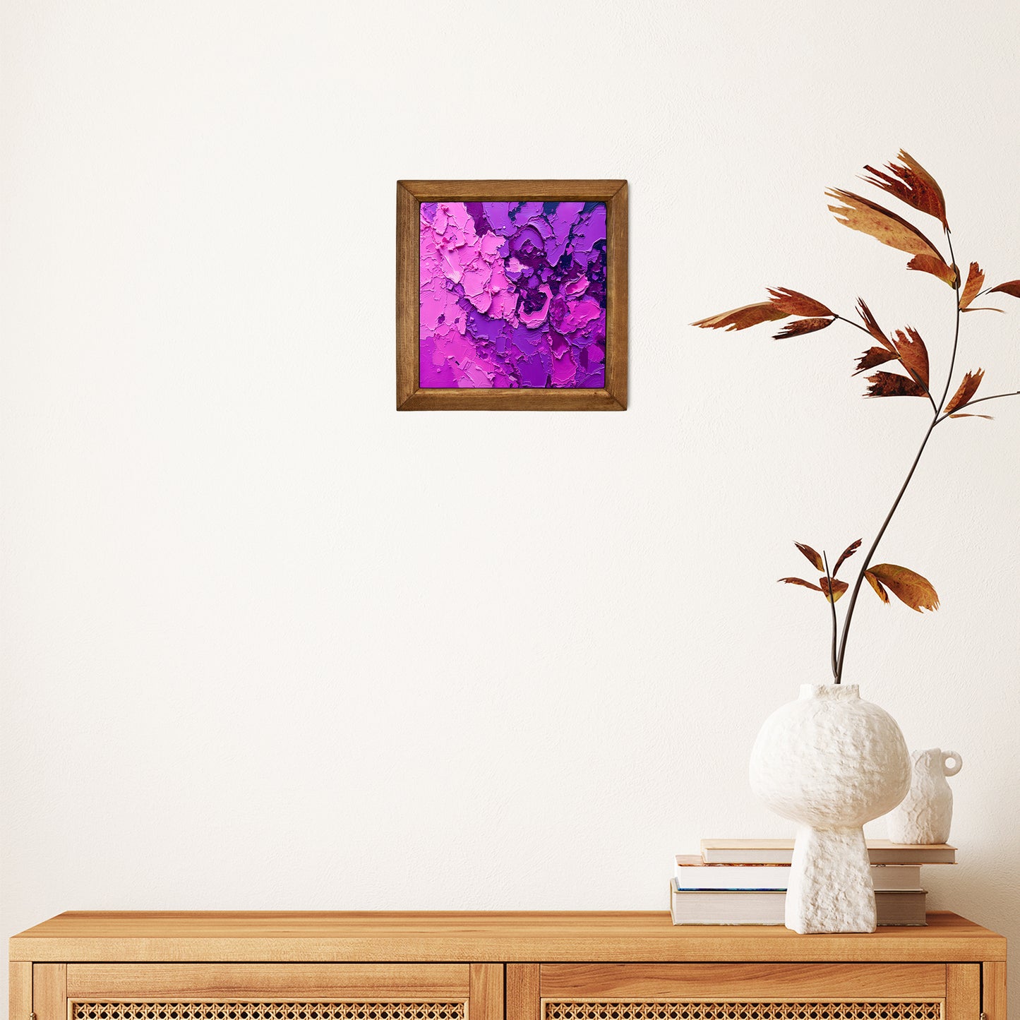 Deep Purple Stone Wall Art