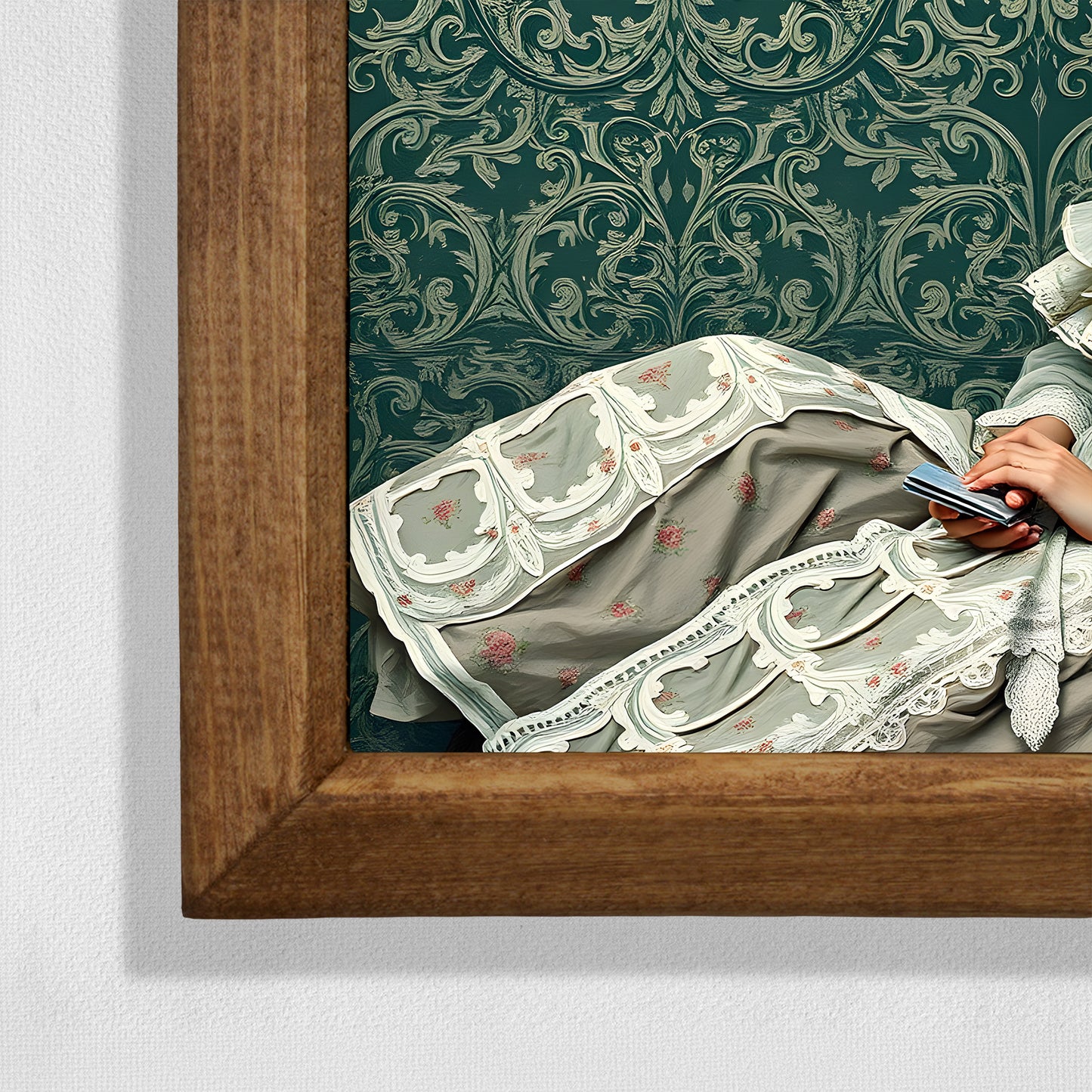 Elegance Lady Portait Stone Wall Art