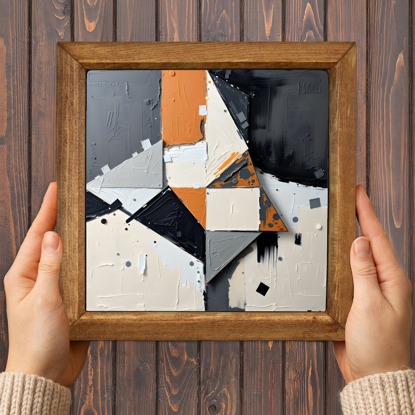 Segments Stone Wall Art
