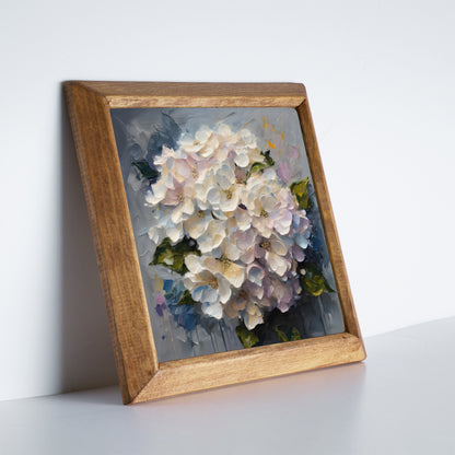 Hydrangea Bloom Trio Stone Wall Art Set