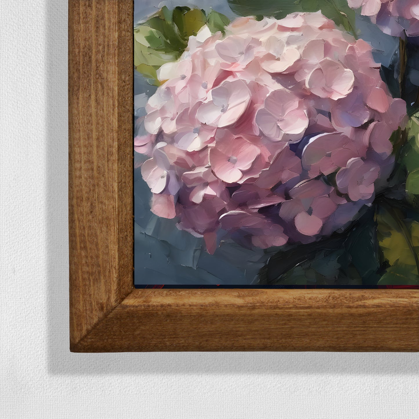 Incrediball Blush Hydrangea Natural Stone Wall Art