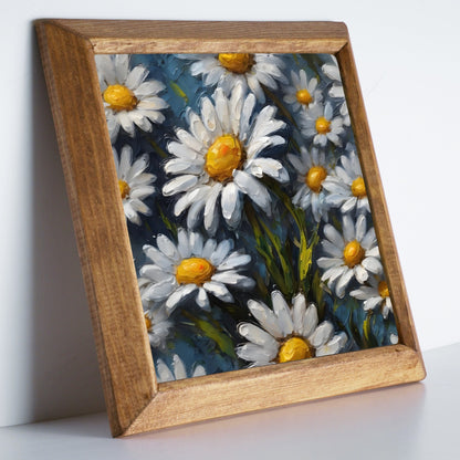 Daisy Meadow Stone Wall Art