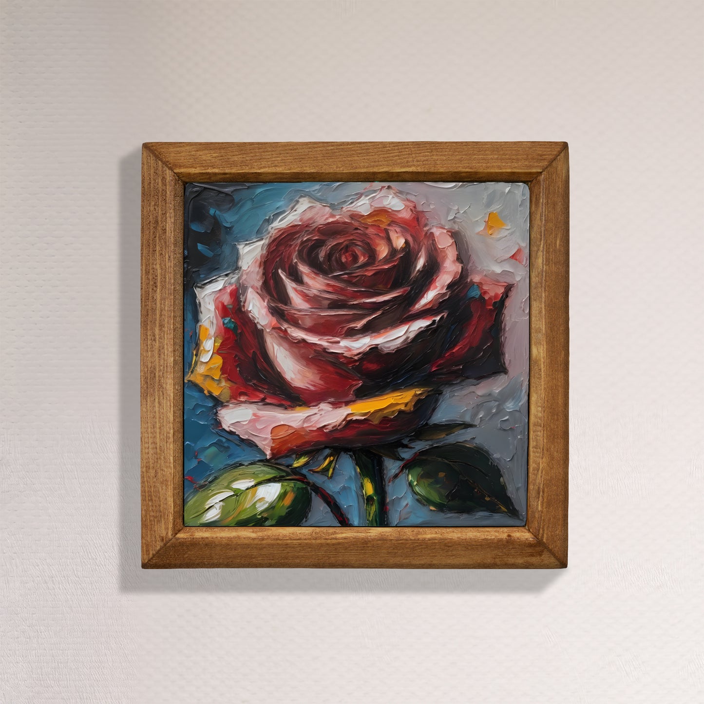 Velvet Bloom Natural Stone Wall Art