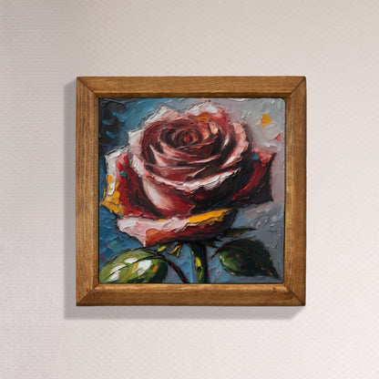Velvet Bloom Natural Stone Wall Art