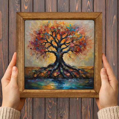 Tree of Life Harmony Trio Stone Wall Art Set
