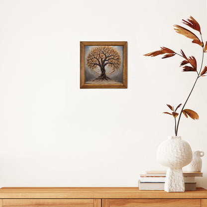 Earthtone Tree of Life Natural Stone Wall Art