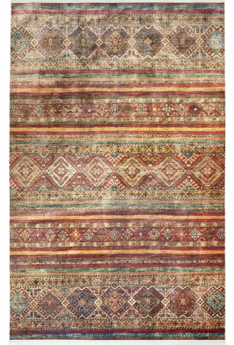Antique Aurora Vintage Washable Non-Slip Area Rug