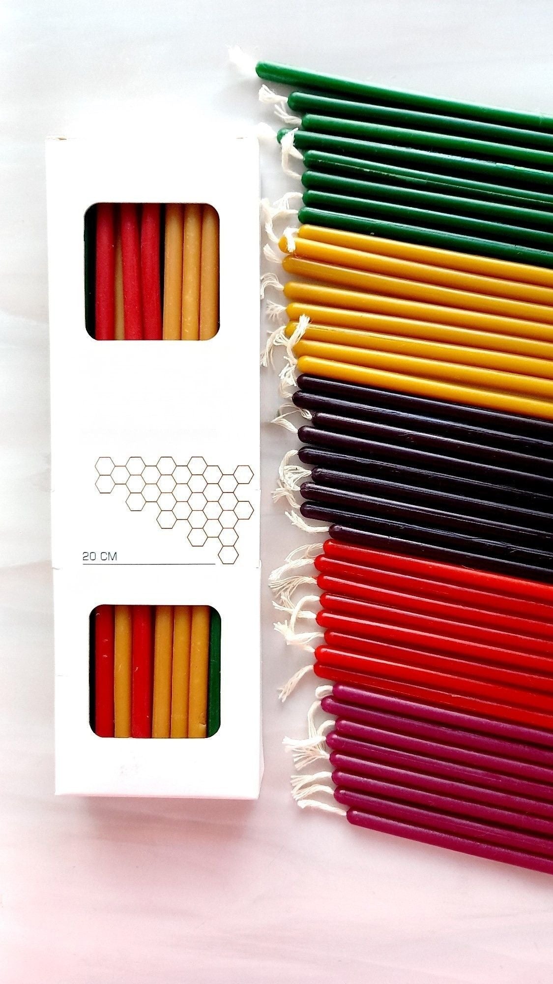 Beeswax Wish Tealight Candles Set (40 Piece)